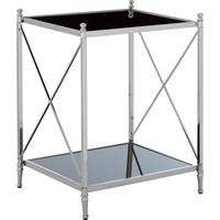 Houseology Glass And Metal Side Tables