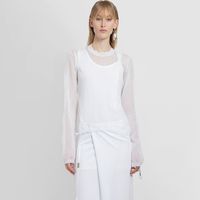 Ann Demeulemeester Women's White T-shirts