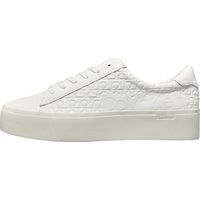 MandM Direct Women's White Platform Trainers