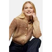 Topshop Women's Brown Knitted Cardigans