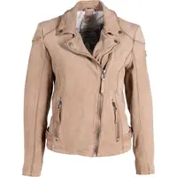 Wolf & Badger Women's Brown Leather Jacket