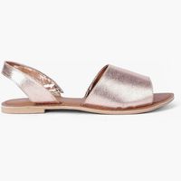 Boohoo Metallic Sandals for Women