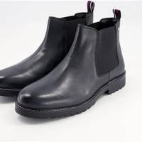 Ben Sherman Men's Black Leather Chelsea Boots