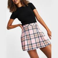 ASOS DESIGN Women's Pink Pleated Skirts