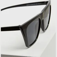 New Look Women's Black Cat Eye Sunglasses