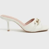 New Look Women's White Kitten Heels