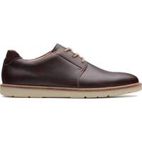 Clarks Brown Leather Shoes for Men