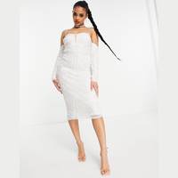 ASOS DESIGN Women's White Sequin Dresses