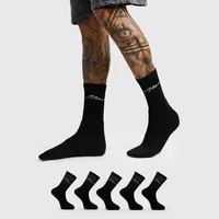 boohooMAN Men's Logo Socks