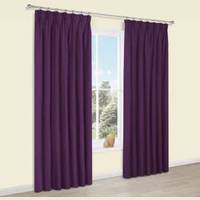 B&Q Lined Curtains