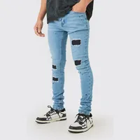 NASTY GAL Men's Stacked Jeans