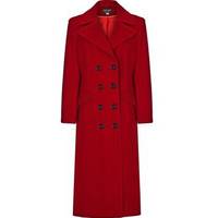 Spartoo Women's Red Wool Coats