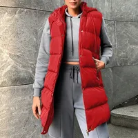 SHEIN Women's Red Puffer Jackets