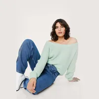 NASTY GAL Women's Off The Shoulder Jumpers