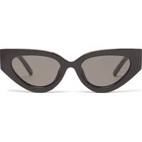 Le Specs Women's Black Cat Eye Sunglasses