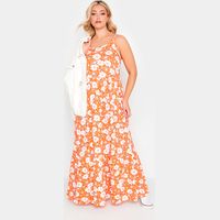 Yours Women's Orange Maxi Dresses