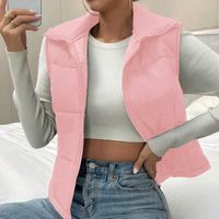 SHEIN Women's Pink Puffer Jackets