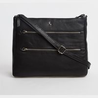 Ashwood Women's Black Leather Crossbody Bags