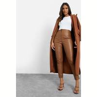 I Saw It First Women's High Waisted Leather Trousers