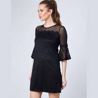 Blue Vanilla Black Dresses with Sleeves for Women