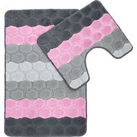 Wilko Pink Bath Mats