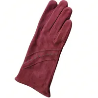 SHEIN Women's Suede Gloves