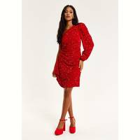 Yumi Women's Red Sequin Dresses
