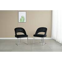 Canora Grey Black Dining Chairs
