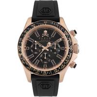 Philipp Plein Black And Rose Gold Mens Watches