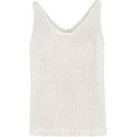 Wolf & Badger Women's White Camisoles And Tanks