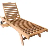 Sol 72 Outdoor Teak Wood Sun Loungers