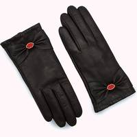 Lulu Guinness Women's Black Gloves