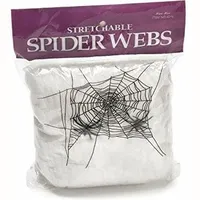 Shatchi Halloween Spider & Web Decoration