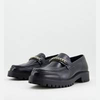 Walk London Men's Black Loafers