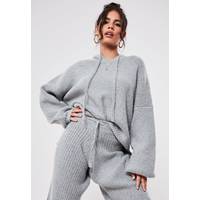 Missguided Women's Grey Oversized Jumpers