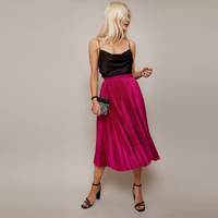 Debenhams Women's Pink Pleated Skirts