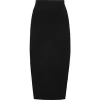 Victoria Beckham Women's Black Knit Midi Skirts