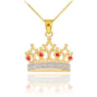 Gold Boutique Women's Ruby Necklaces