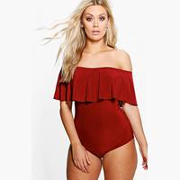 Boohoo Plus Size Party Tops