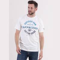 Duck and Cover Men's White T-shirts