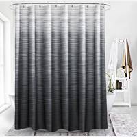 LITZEE Fabric Shower Curtains