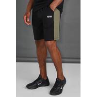 boohooMAN Men's Black Gym Shorts