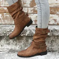 SHEIN Women's Slouch Boots
