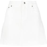 FARFETCH Women's White Denim Skirts