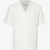 Orlebar Brown Men's White Linen Shirts