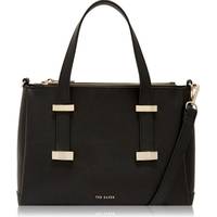 Secret Sales Women's Black Leather Tote Bags