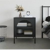 Berkfield Glass And Metal Tables