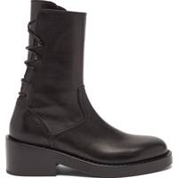 Ann Demeulemeester Women's Leather Lace Up Boots