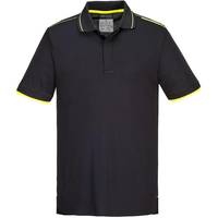 Portwest Men's Black Polo Shirts
