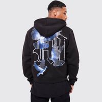 NASTY GAL Men's Zip Oversized Hoodies